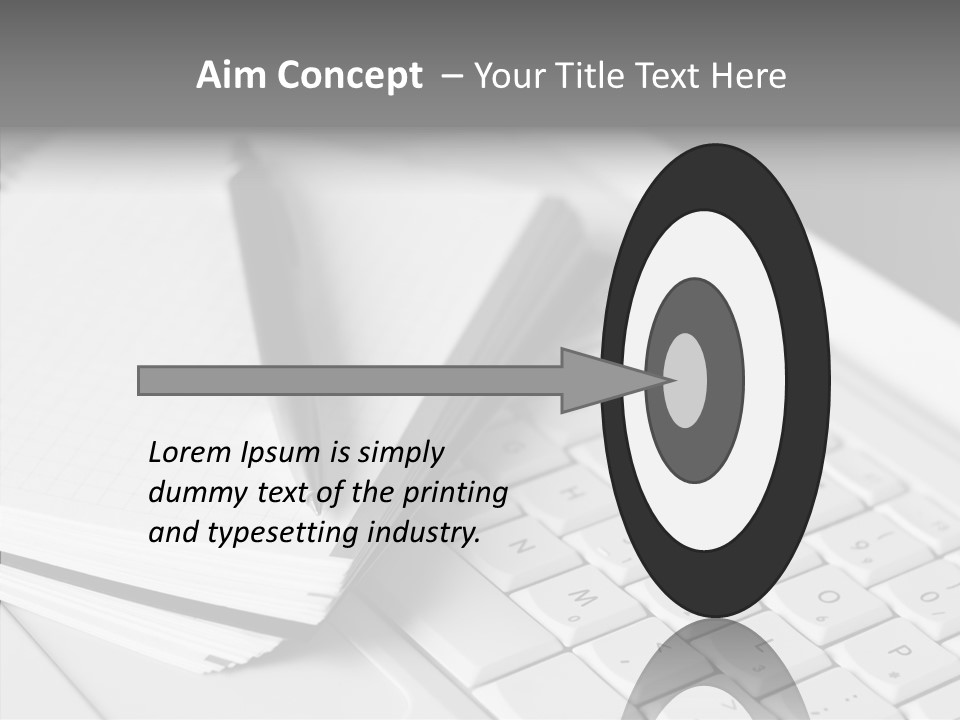 Togetherness White Background Assist PowerPoint Template