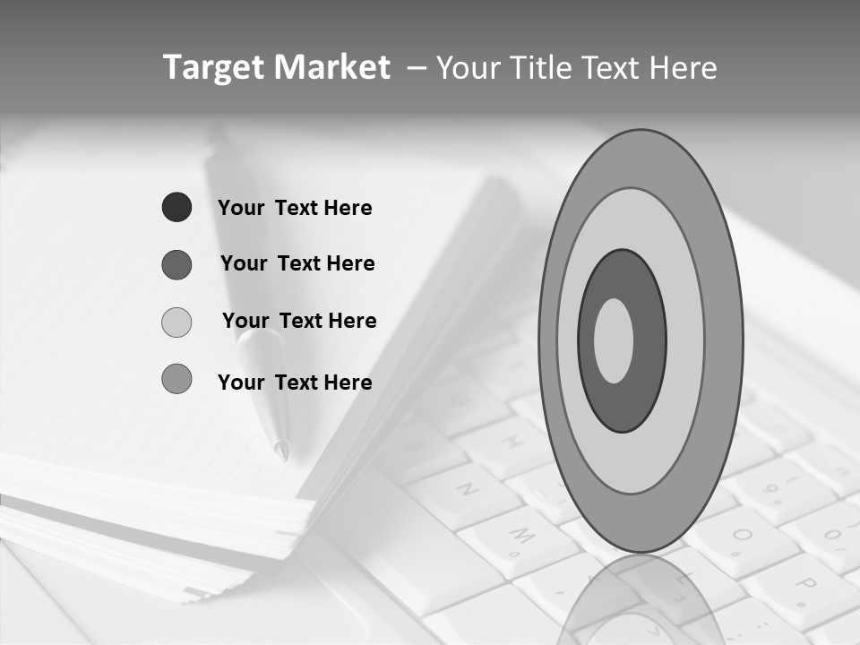 Togetherness White Background Assist PowerPoint Template