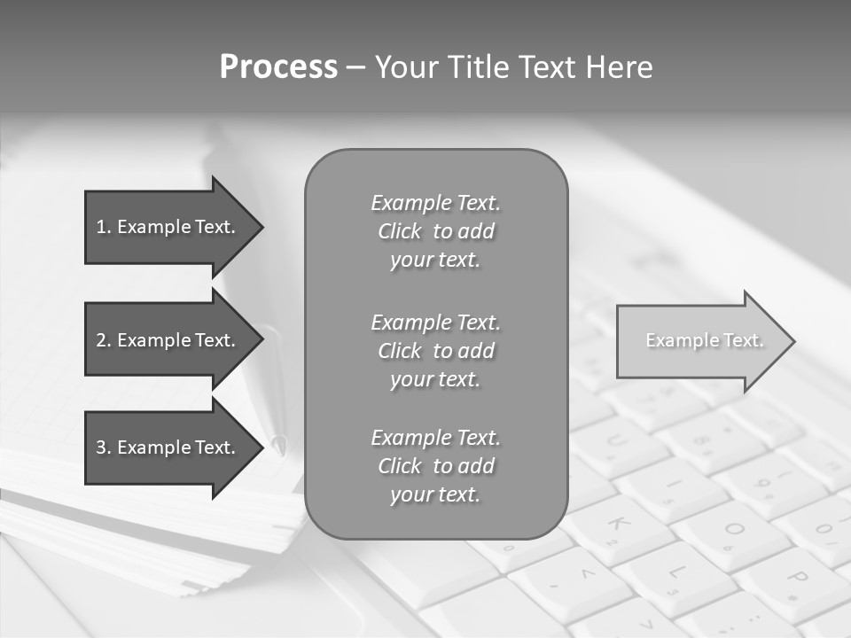 Togetherness White Background Assist PowerPoint Template