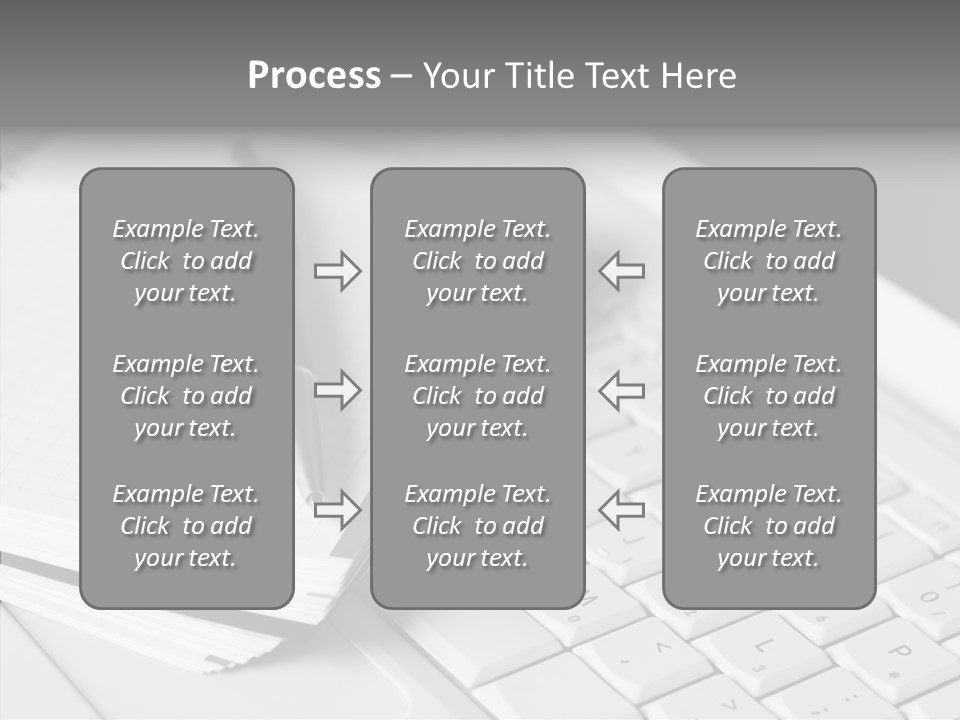 Togetherness White Background Assist PowerPoint Template