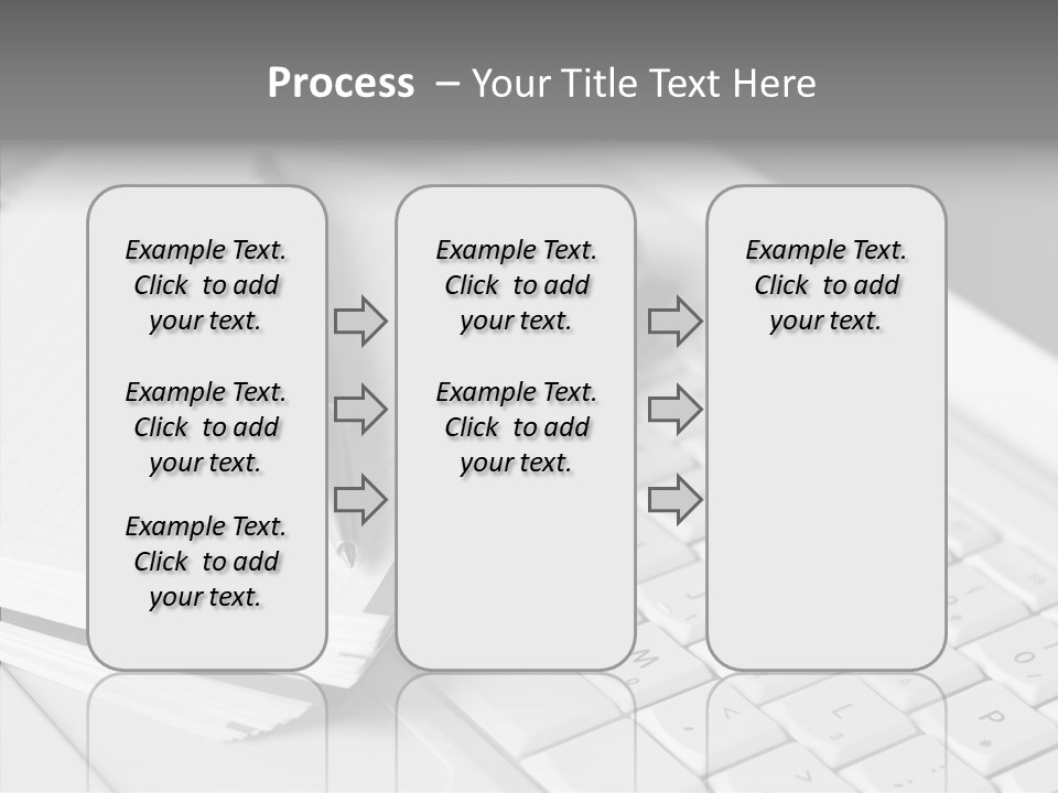 Togetherness White Background Assist PowerPoint Template