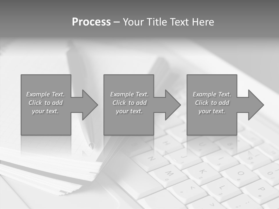 Togetherness White Background Assist PowerPoint Template