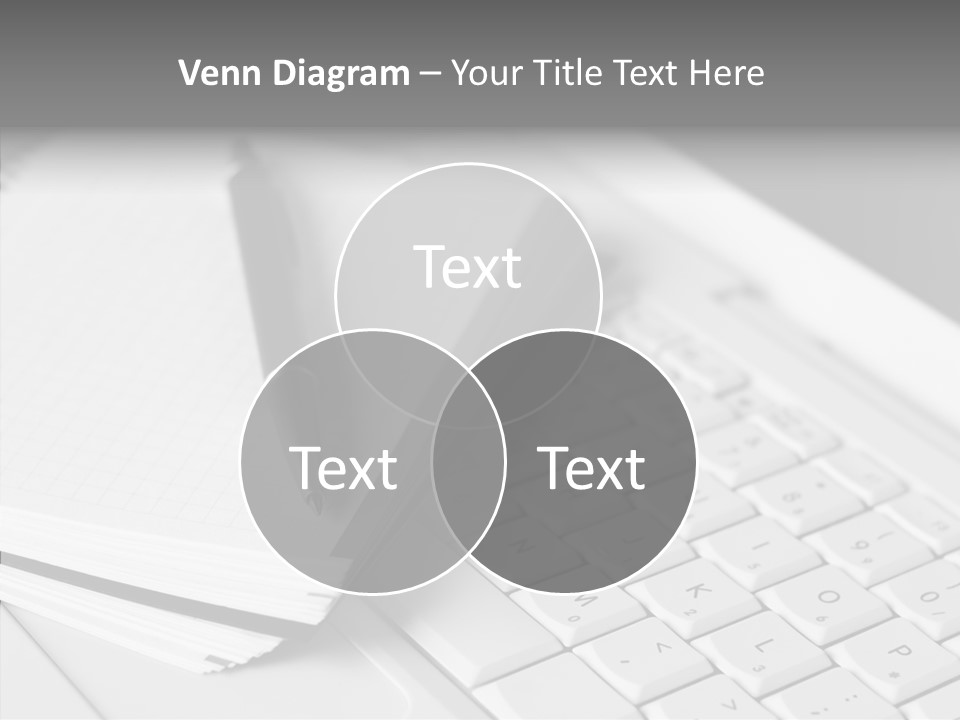 Togetherness White Background Assist PowerPoint Template