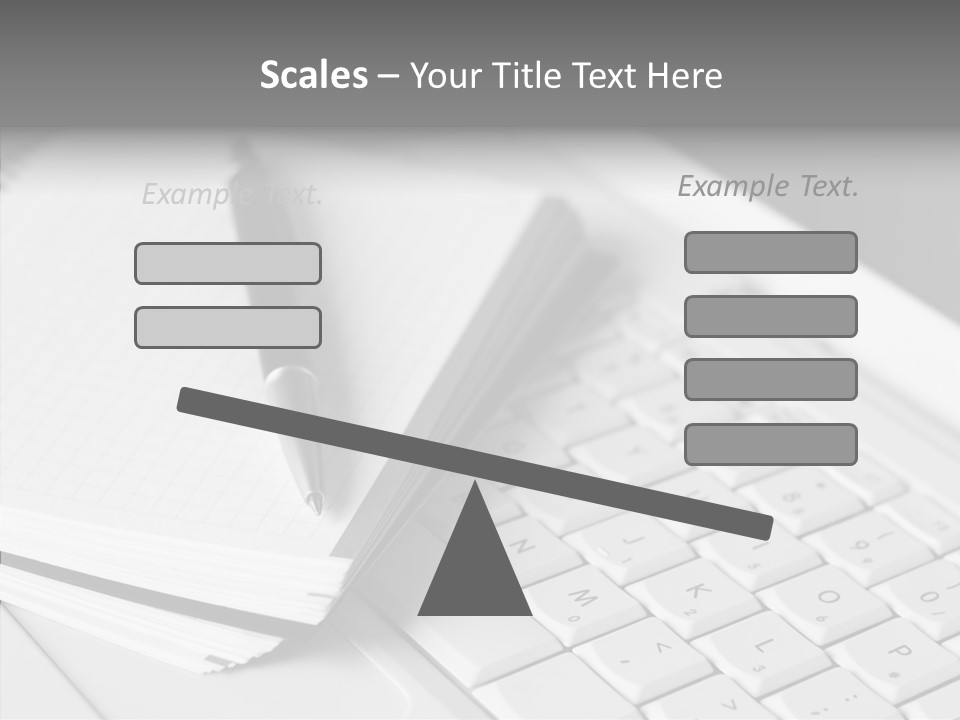 Togetherness White Background Assist PowerPoint Template