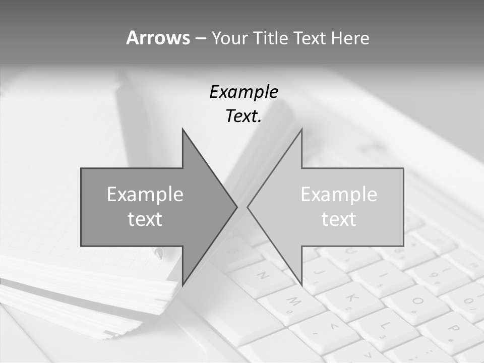 Togetherness White Background Assist PowerPoint Template