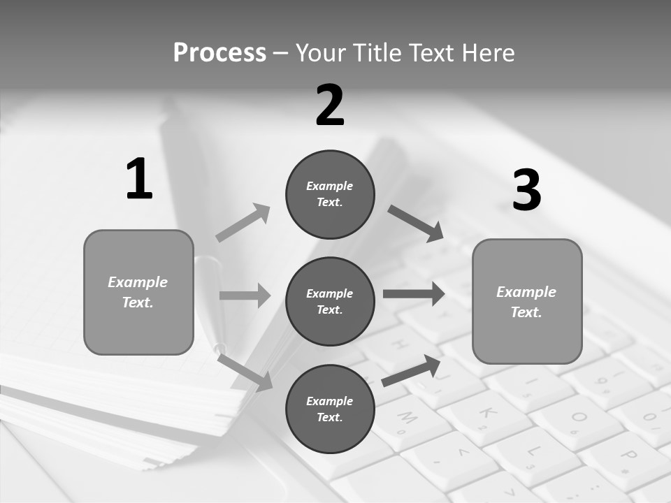 Togetherness White Background Assist PowerPoint Template
