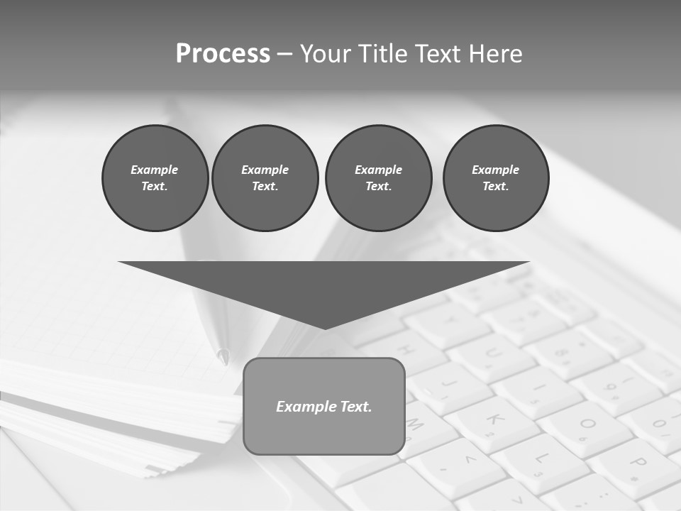 Togetherness White Background Assist PowerPoint Template