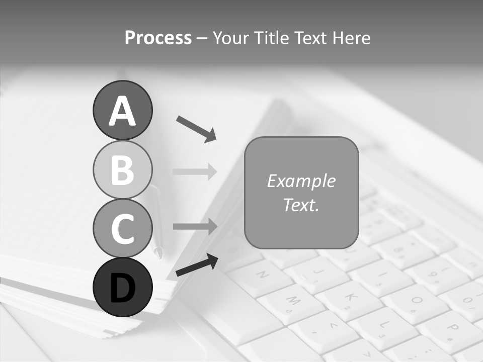 Togetherness White Background Assist PowerPoint Template