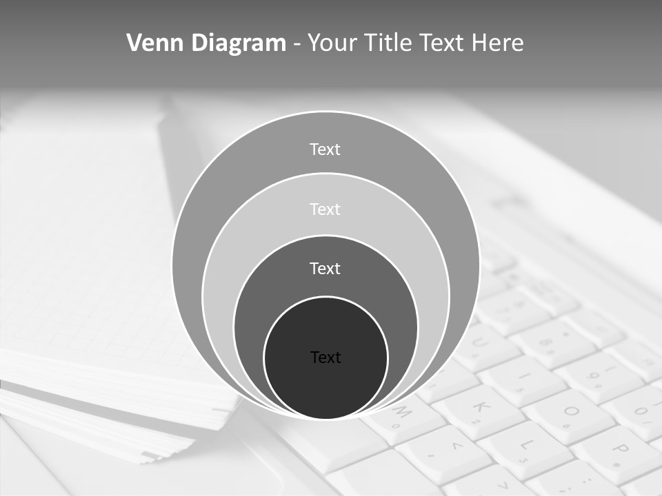 Togetherness White Background Assist PowerPoint Template