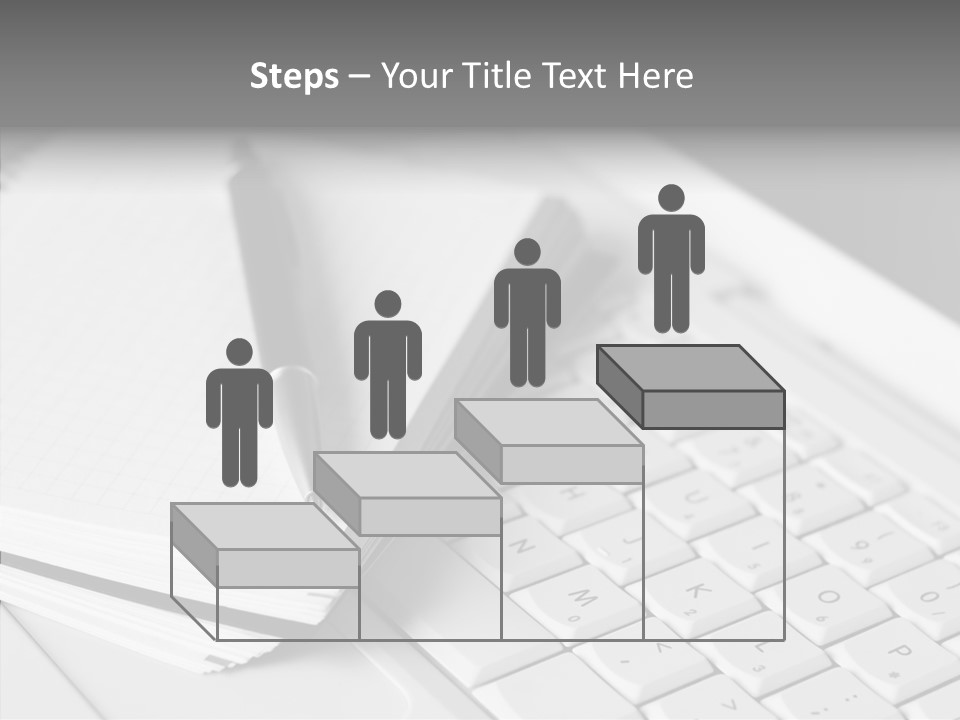 Togetherness White Background Assist PowerPoint Template