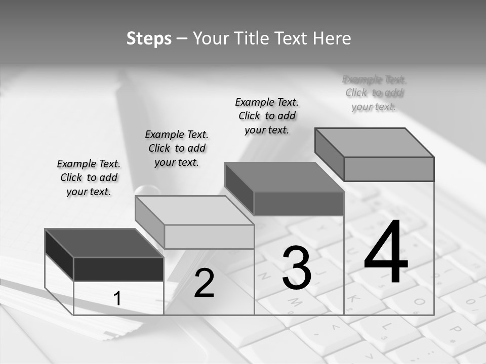Togetherness White Background Assist PowerPoint Template