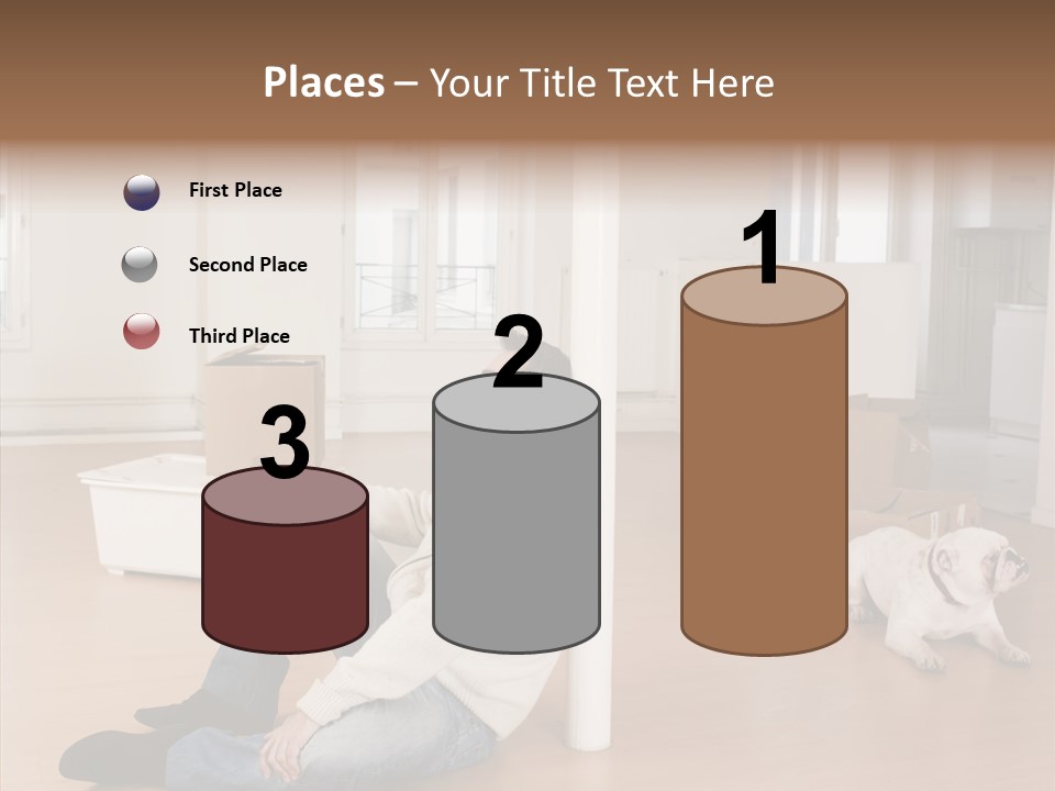 Senior  Female Senior PowerPoint Template