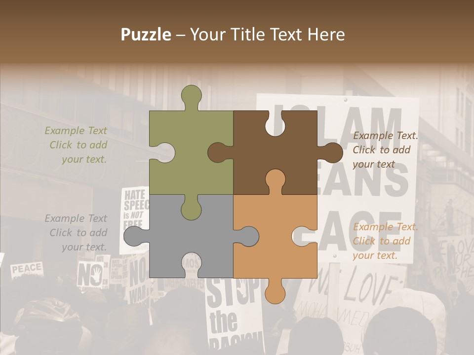 Grandmother Women Senior PowerPoint Template