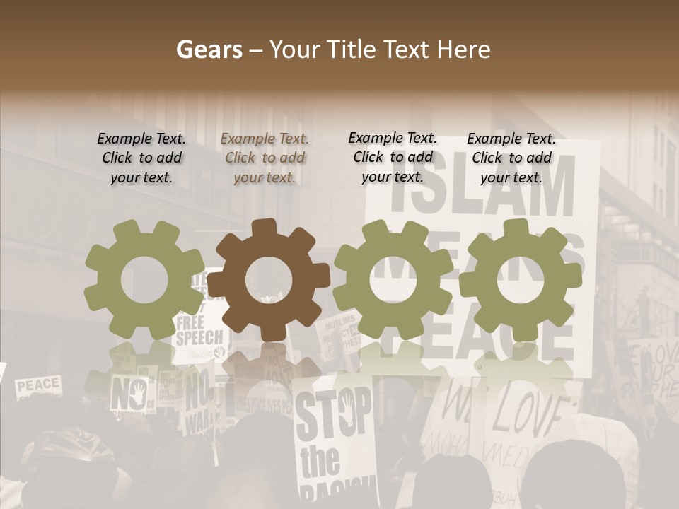 Grandmother Women Senior PowerPoint Template