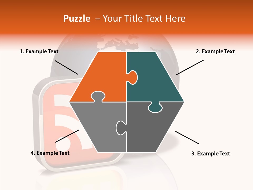Female Finger Help PowerPoint Template