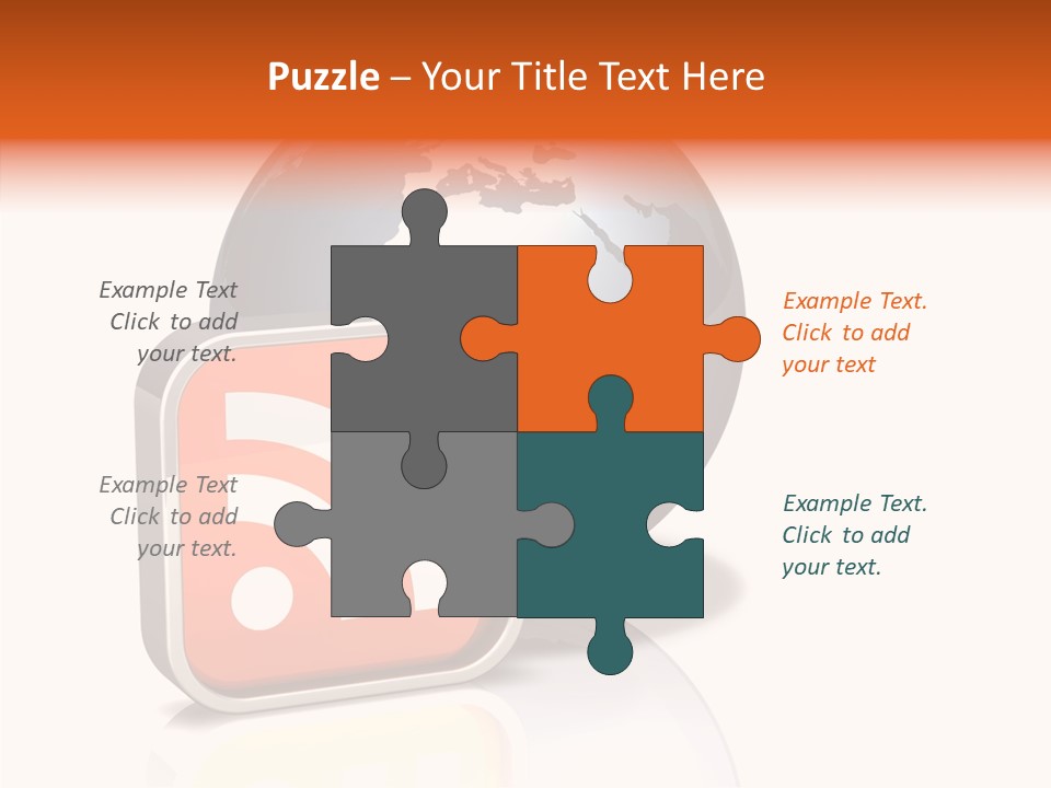 Female Finger Help PowerPoint Template