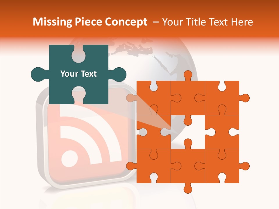 Female Finger Help PowerPoint Template