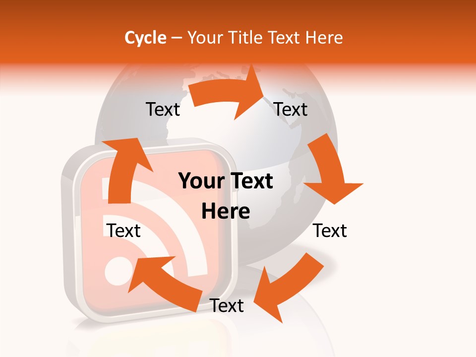 Female Finger Help PowerPoint Template