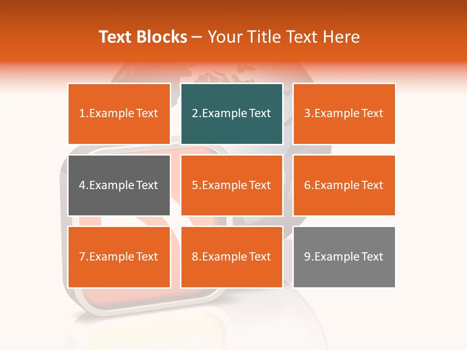 Female Finger Help PowerPoint Template