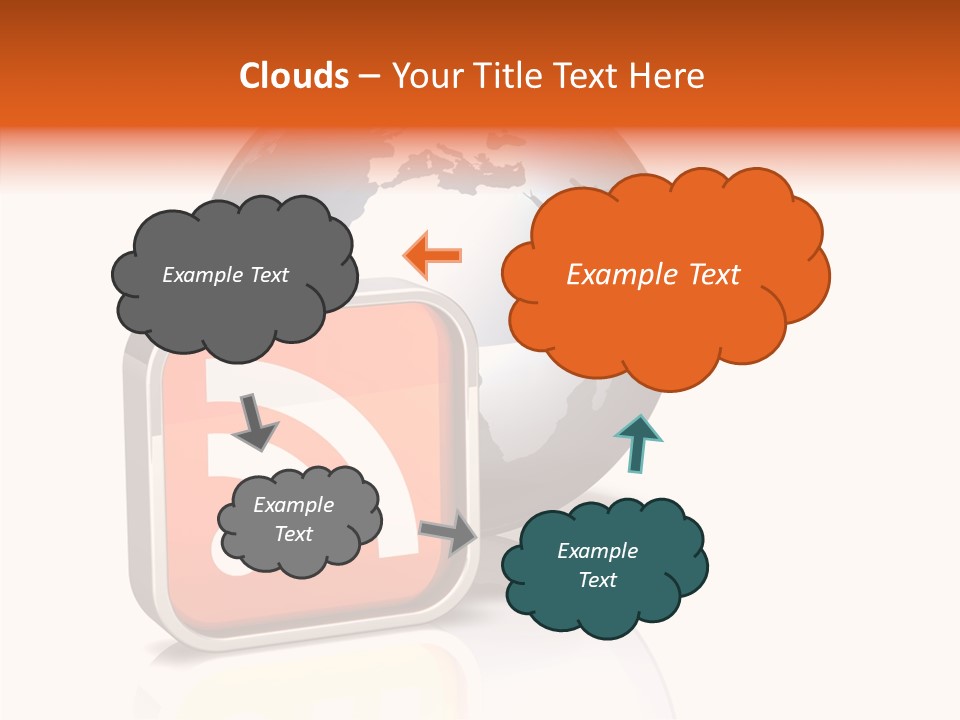 Female Finger Help PowerPoint Template