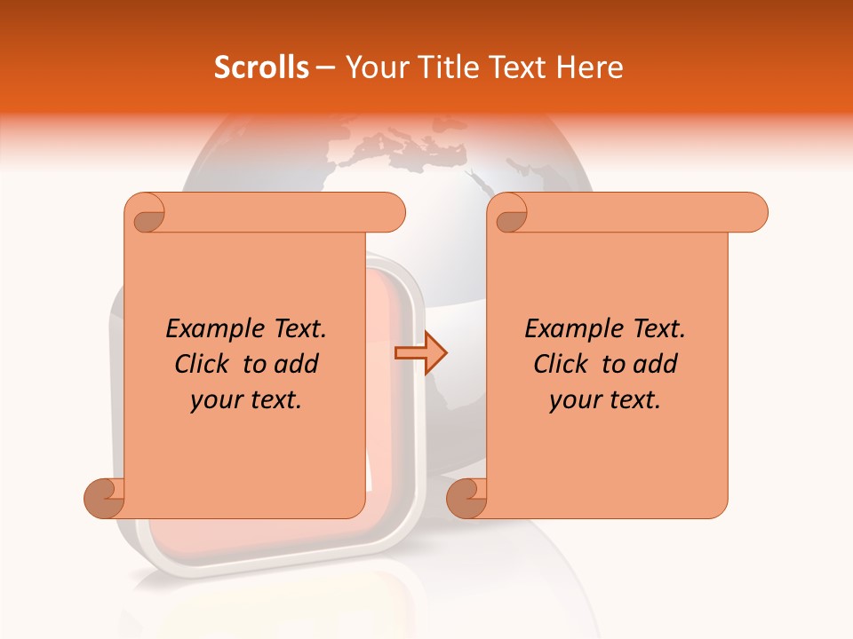 Female Finger Help PowerPoint Template