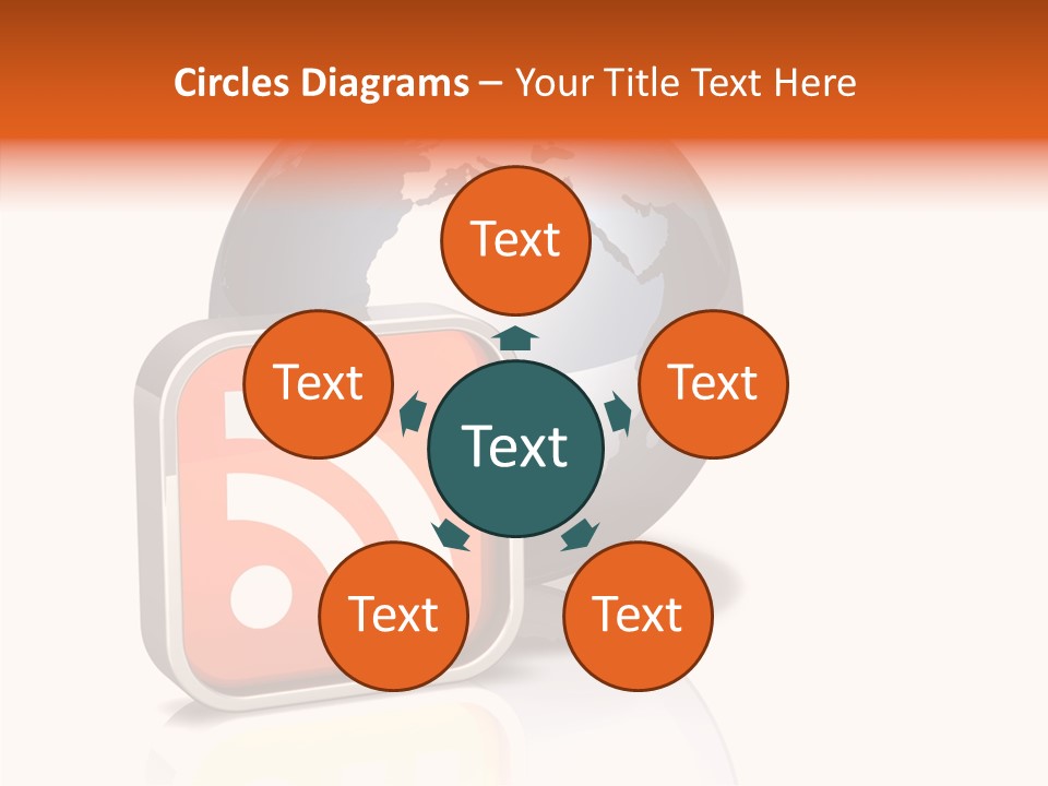 Female Finger Help PowerPoint Template