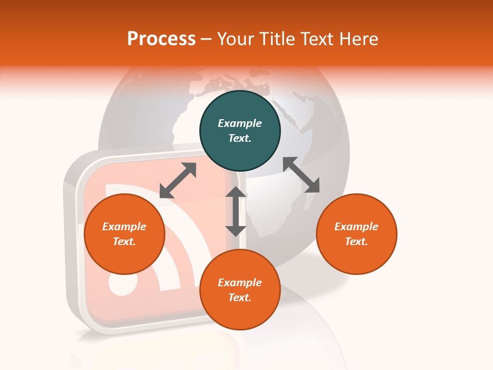 Female Finger Help PowerPoint Template