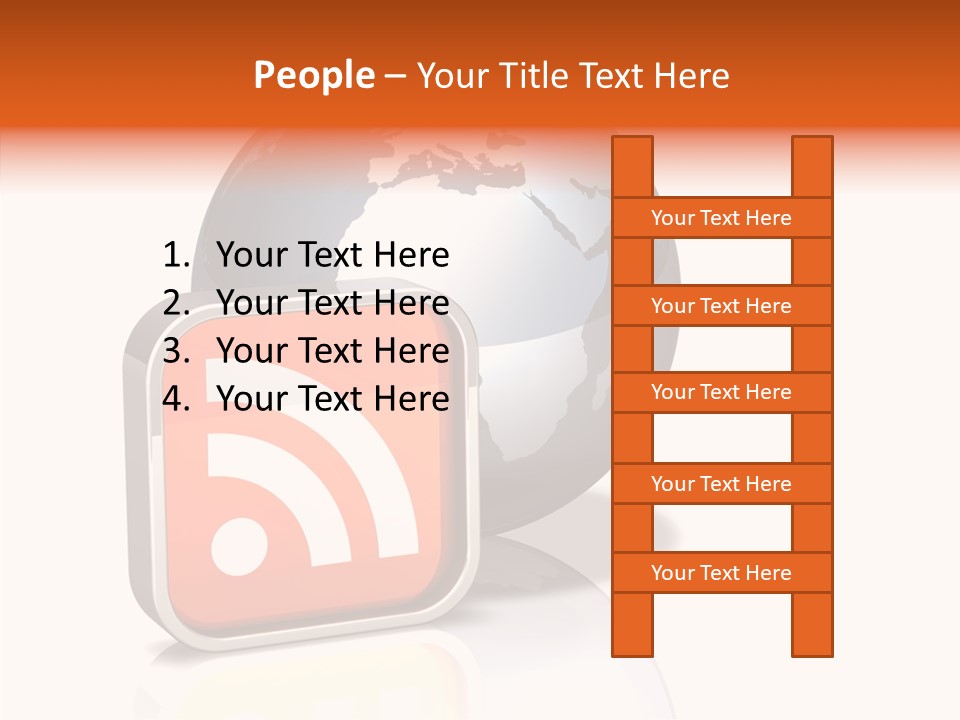 Female Finger Help PowerPoint Template