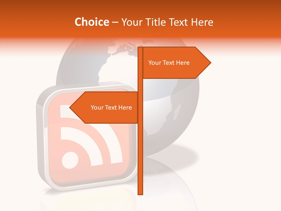 Female Finger Help PowerPoint Template