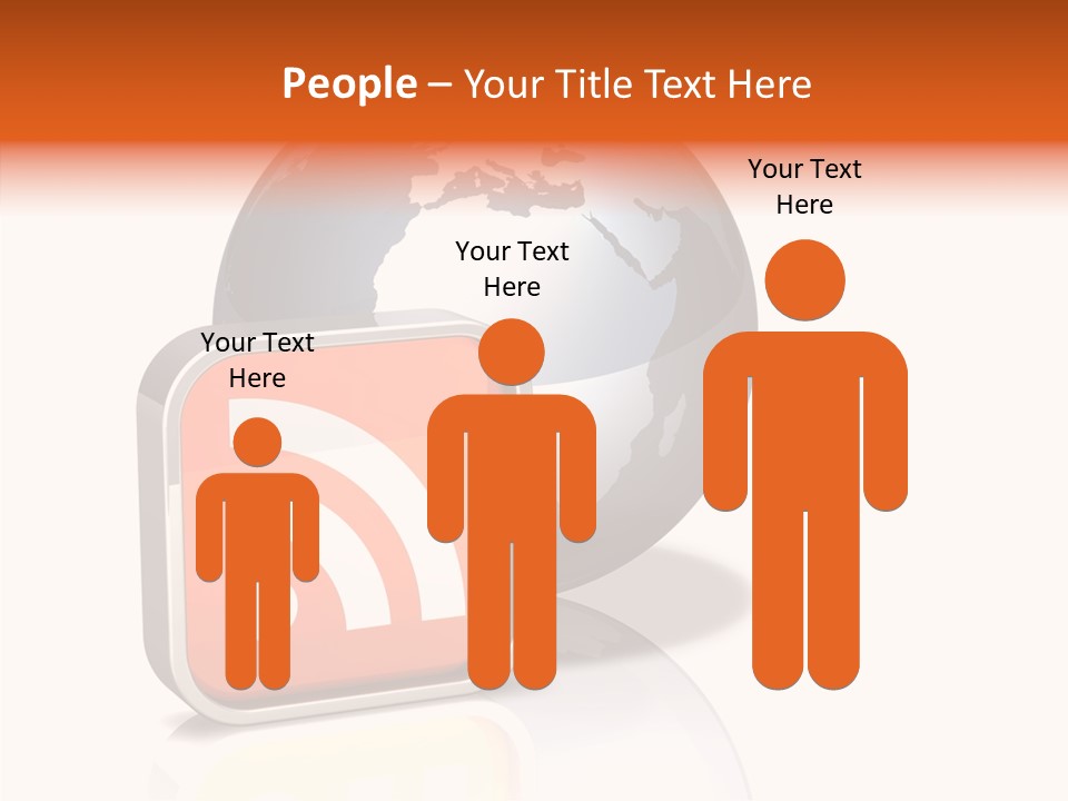 Female Finger Help PowerPoint Template