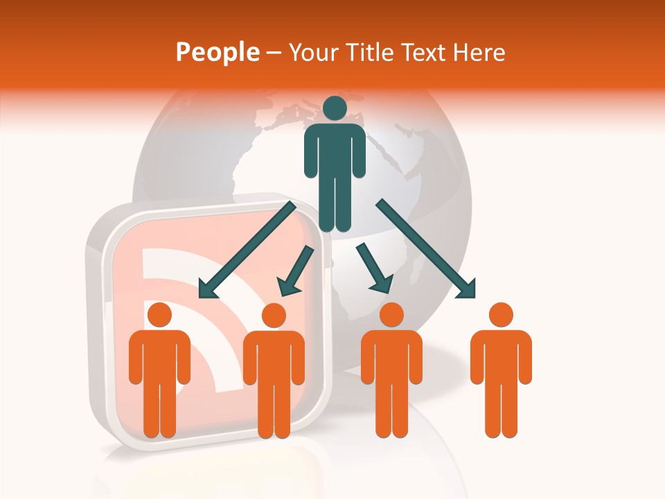 Female Finger Help PowerPoint Template