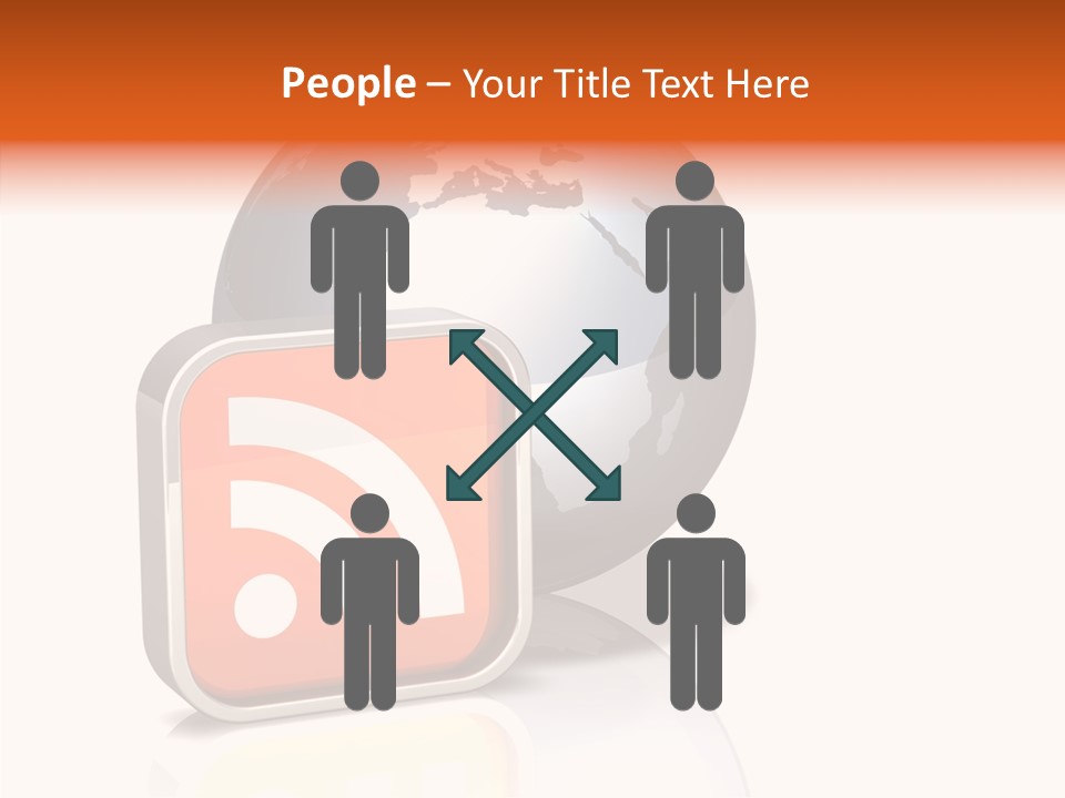 Female Finger Help PowerPoint Template