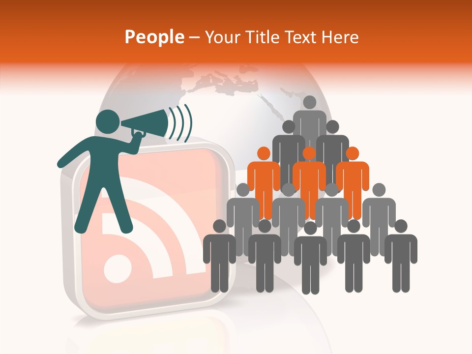 Female Finger Help PowerPoint Template