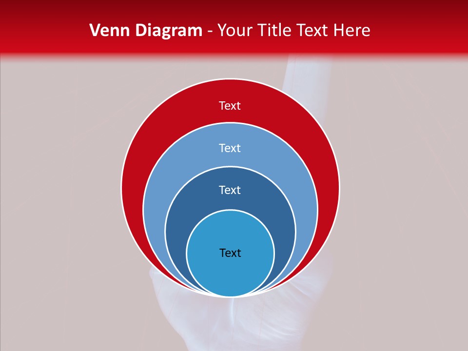 Helping Hand Finger Hold PowerPoint Template