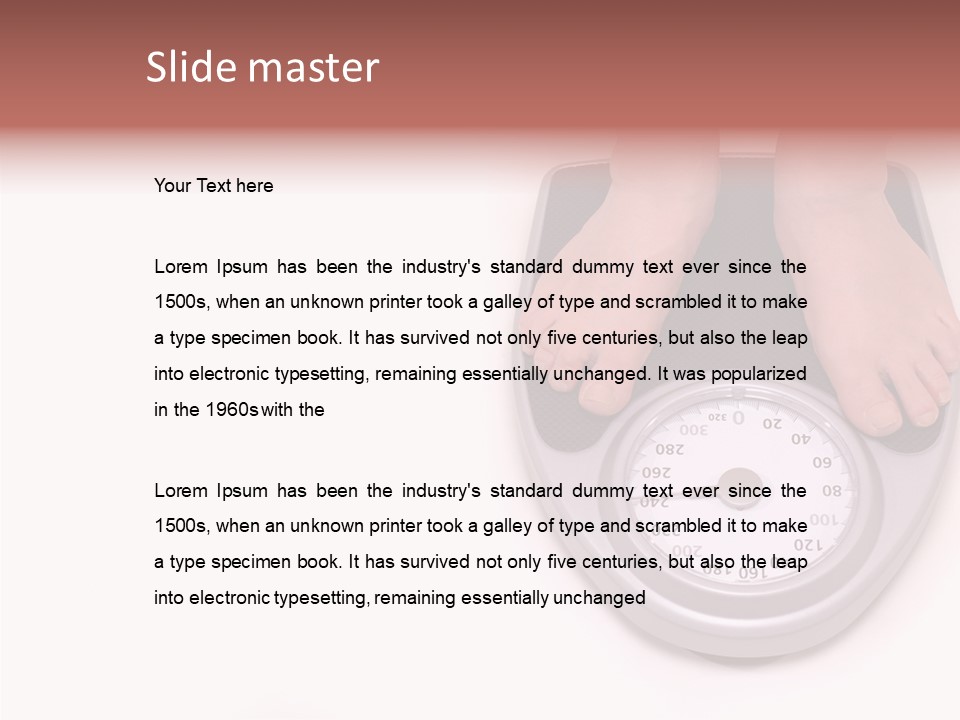 Elderly White Elder PowerPoint Template