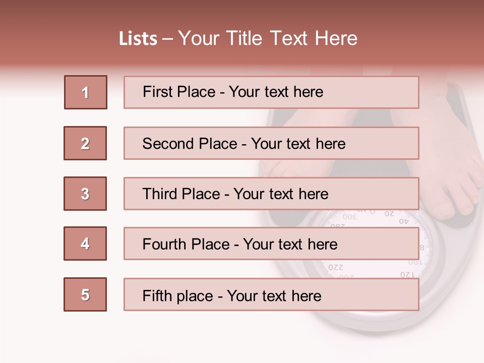 Elderly White Elder PowerPoint Template