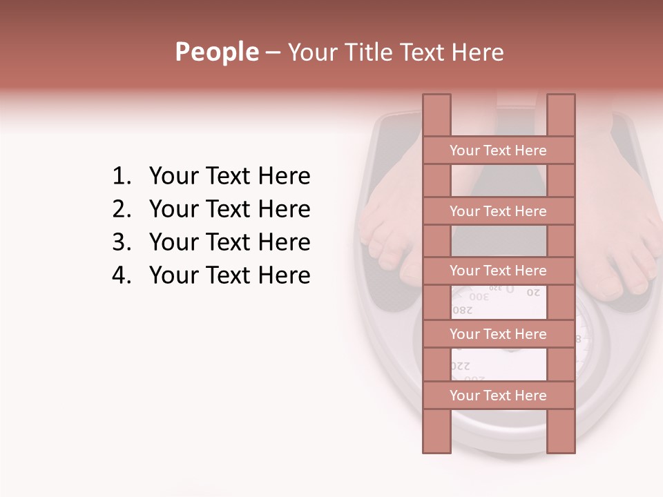 Elderly White Elder PowerPoint Template