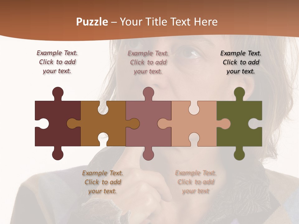 Togetherness Human Elder PowerPoint Template