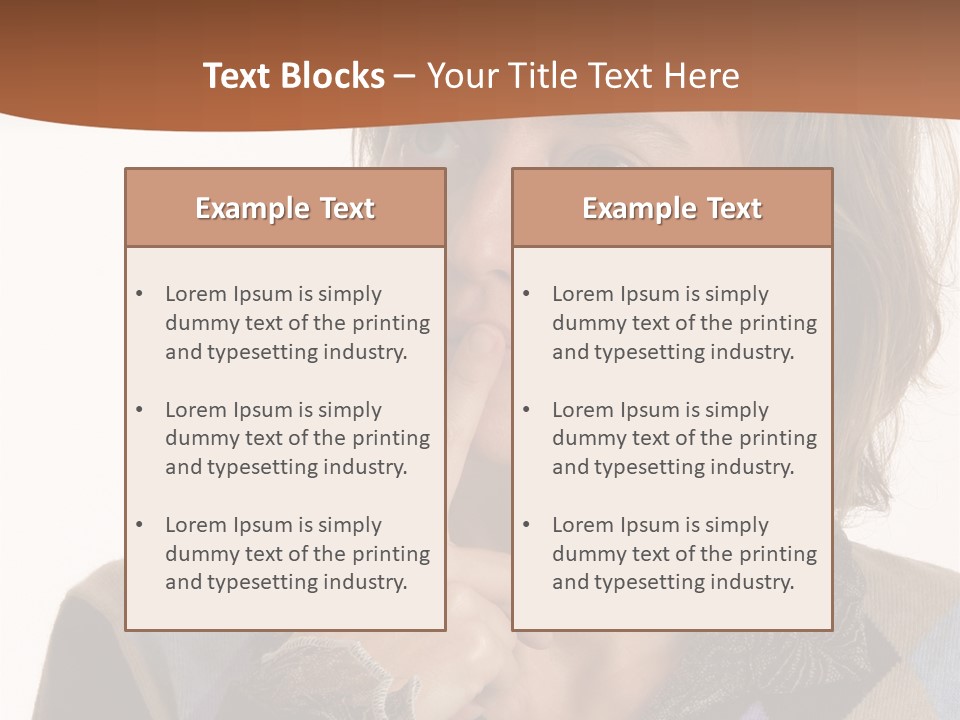 Togetherness Human Elder PowerPoint Template