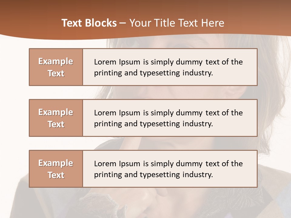 Togetherness Human Elder PowerPoint Template