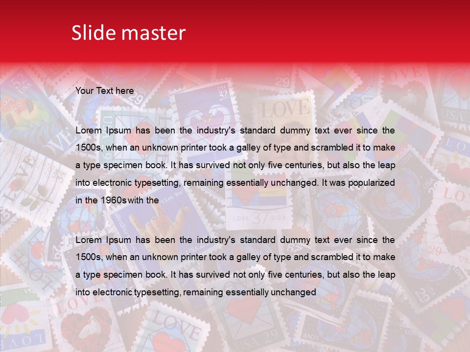 Touching  Grandmother PowerPoint Template