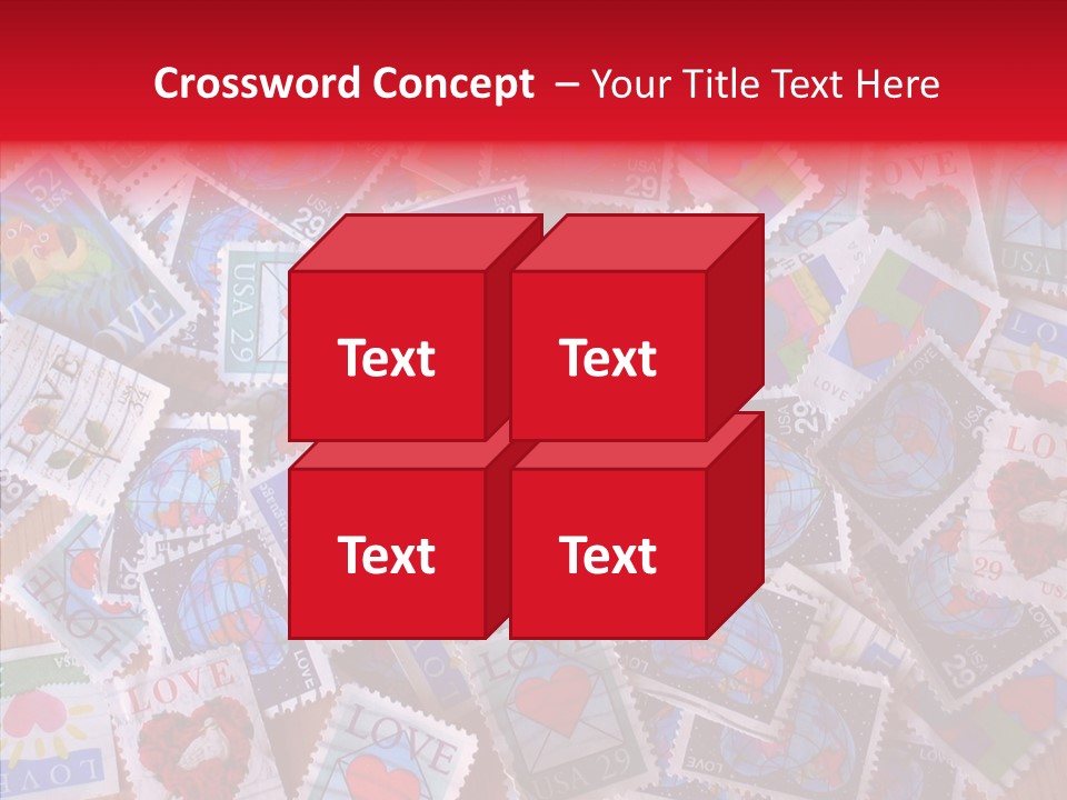 Touching  Grandmother PowerPoint Template