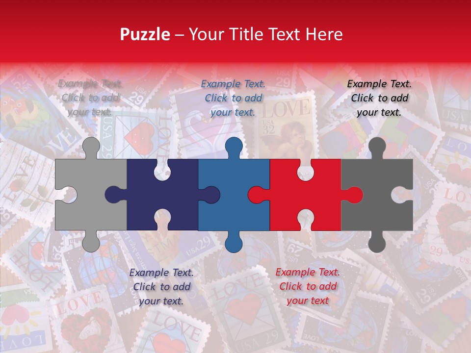 Touching  Grandmother PowerPoint Template