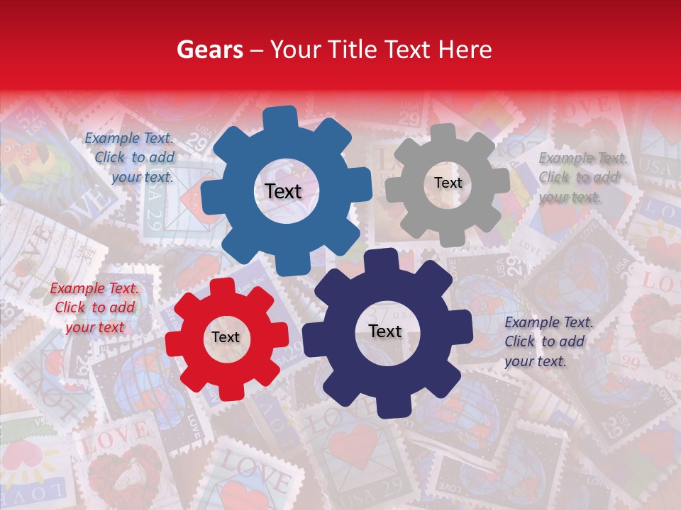 Touching  Grandmother PowerPoint Template