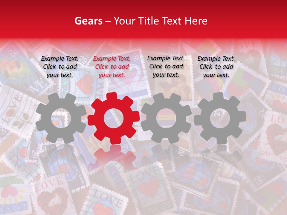 Touching  Grandmother PowerPoint Template