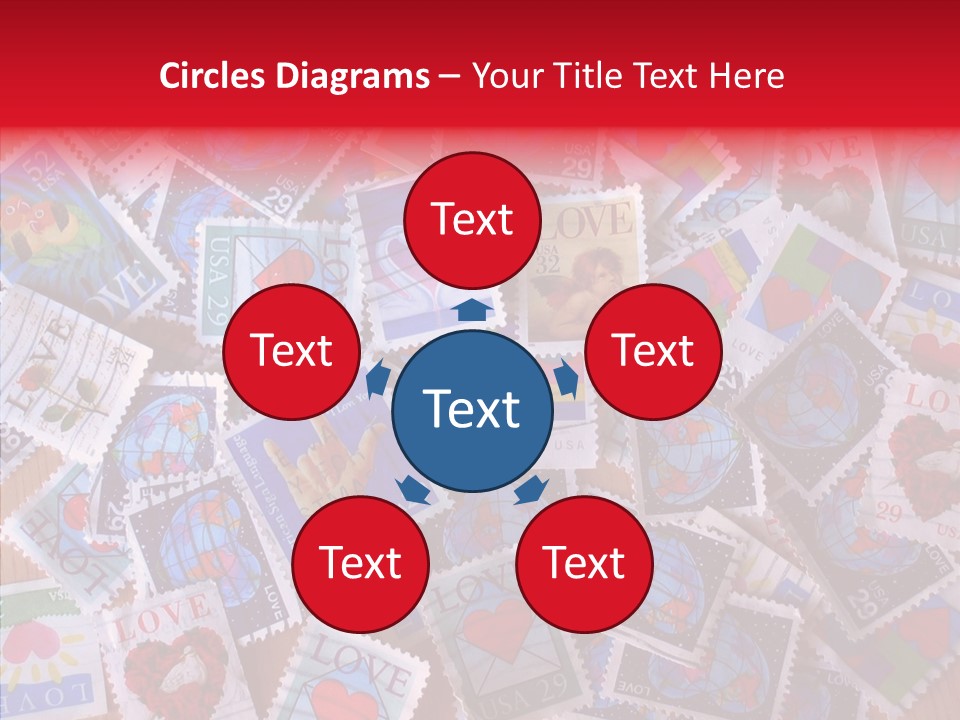 Touching  Grandmother PowerPoint Template