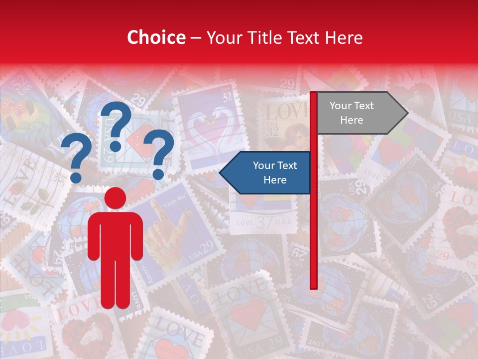 Touching  Grandmother PowerPoint Template