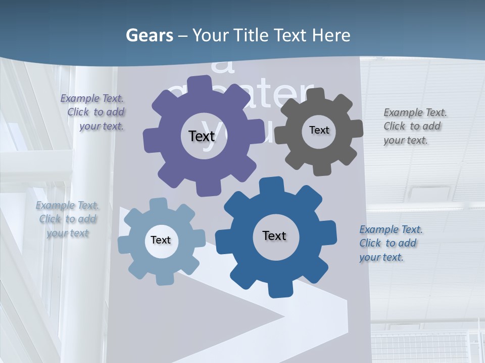 Touching  Grandmother PowerPoint Template