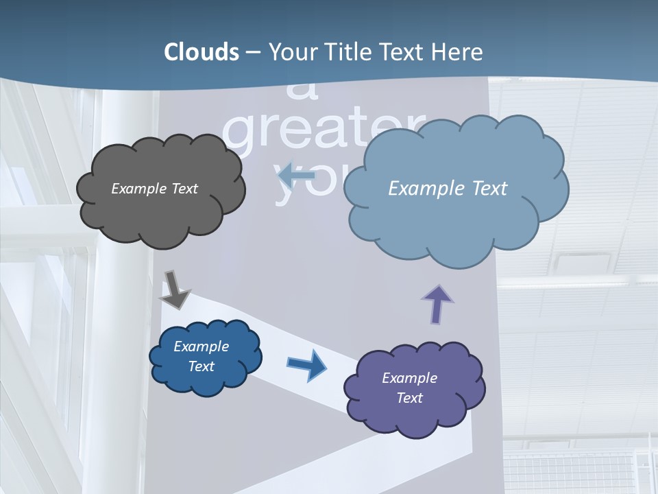 Touching  Grandmother PowerPoint Template