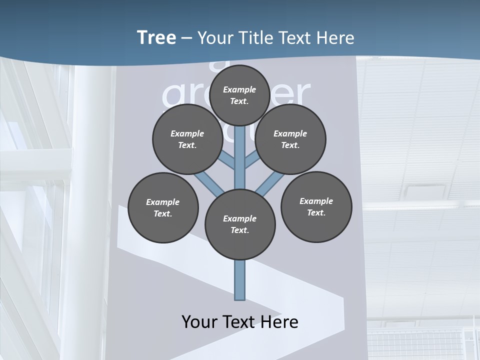 Touching  Grandmother PowerPoint Template